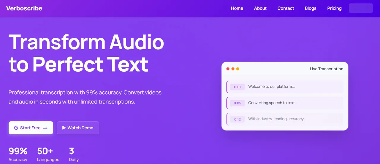 VerboScribe — AI Platforms built by AutomationForce